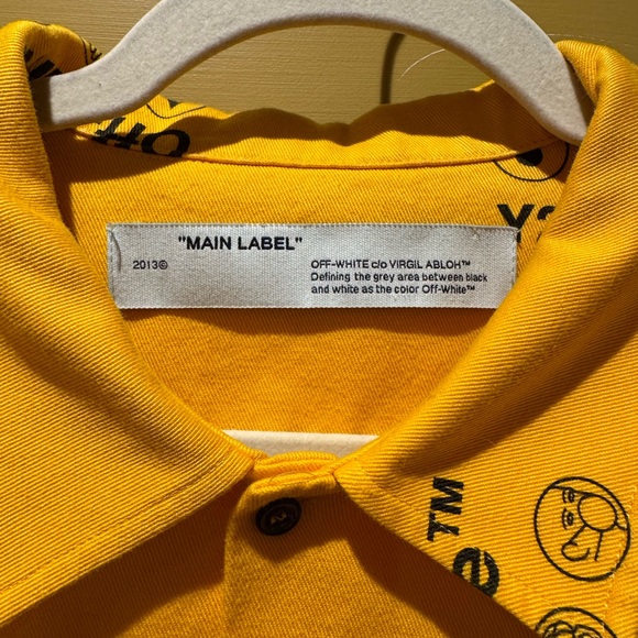 Off-White Yellow Shirt - Picture 3 of 4